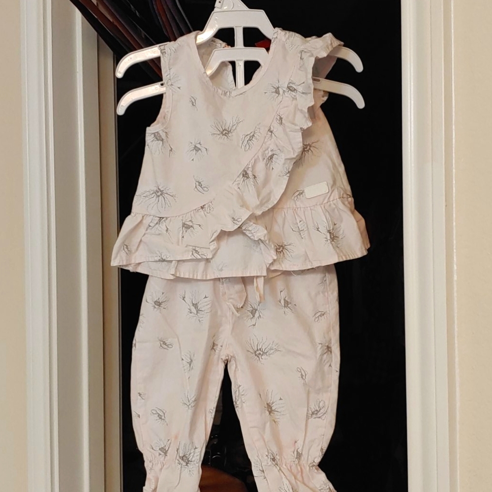 Toddler girl 2 piece capri set